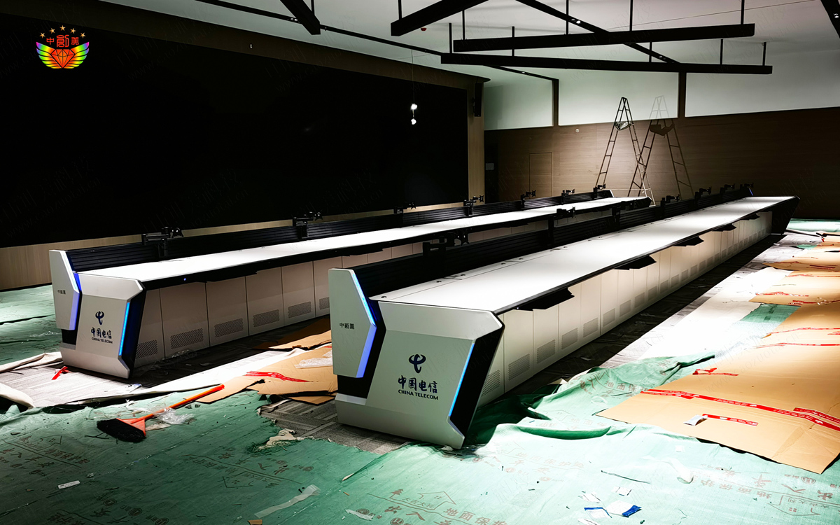 中國電信杭州數(shù)據(jù)中心監(jiān)控臺圖片