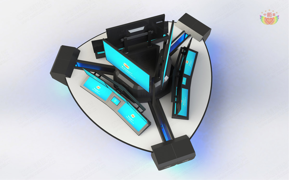 中控室控制臺圖片